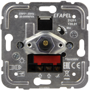 21211: Stmievač otočný dvojcestný R, RL, 500VA