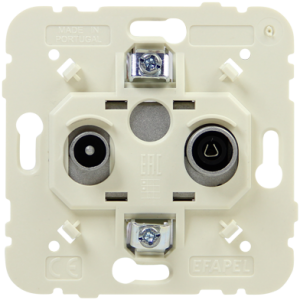 21554: Zásuvka R-TV, koncová