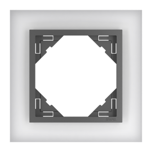 90910_TCS: 1 - rámček, sklo/šedá