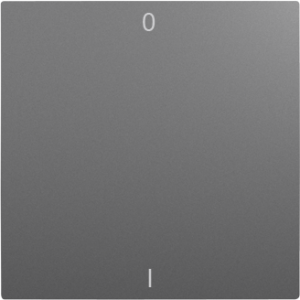 90608_TIS: Kryt spínača dvojpólový, šedá