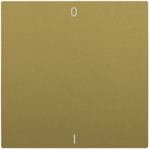 90608_TDU: Kryt spínača dvojpólový, zlatá