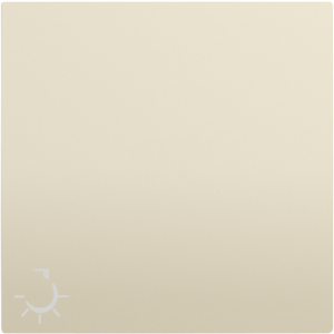 90607_TMF: Kryt tlačidla, symbol LAMPA, slon.kosť