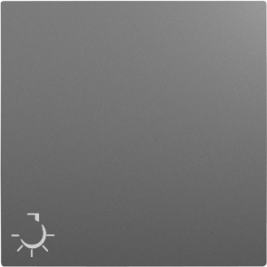 90607_TIS: Kryt tlačidla, symbol LAMPA, šedá