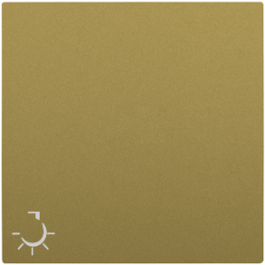 90607_TDU: Kryt tlačidla, symbol LAMPA, zlatá