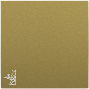 90606_TDU: Kryt tlačidla, symbol OBSLUHA, zlatá