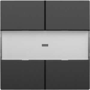 90600_TPM: Kryt štvorpólového tlačidla, čierna