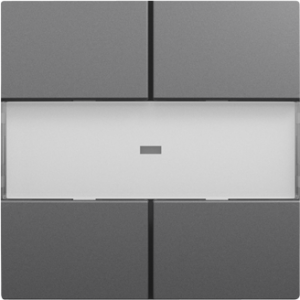 90600_TIS: Kryt štvorpólového tlačidla, šedá