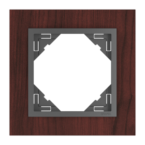 90910_TMS: 1 - rámček, mahagón/šedá
