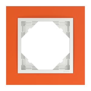 90910_TJG: 1 - rámček, oranžová/ľadová
