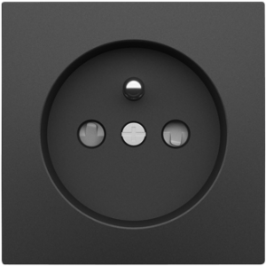 90652_TPM: Kryt zásuvky, čierna