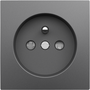 90652_TIS: Kryt zásuvky, šedá