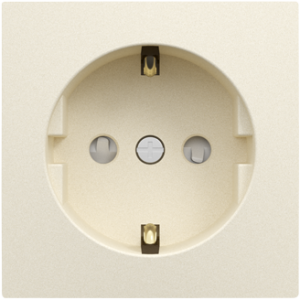 90632_TPE: Kryt zásuvky Schuko s clonkou, perleťová