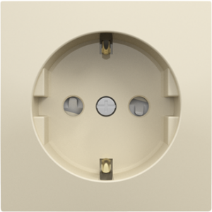 90632_TMF: Kryt zásuvky Schuko s clonkou, slon.kosť