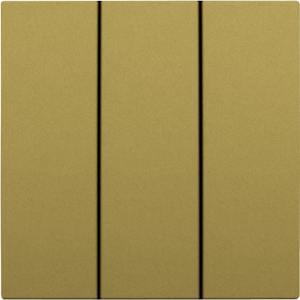 90661_TDU: Kryt trojpólového vypínača, zlatá