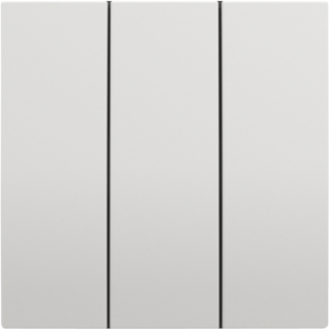 90661_TBR: Kryt trojpólového vypínača, biela