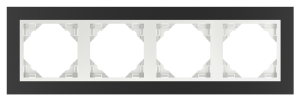 90940_TPG: 4 - rámček, čierna/ľadová