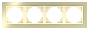 90940_TOU: 4 - rámček, zlato/zlatá