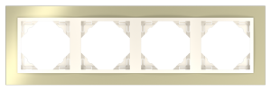 90940_TOP: 4 - rámček, zlato/perleťová