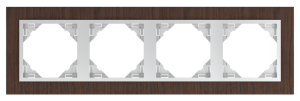90940_TNA: 4 - rámček, orech/hliníková
