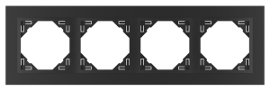 90940_TRR: 4 - rámček, čierna/čierna