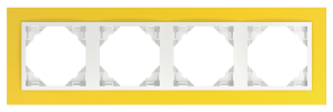 90940_TRG: 4 - rámček, žltá/ľadová