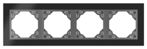 90940_TQS: 4 - rámček, nikel/šedá