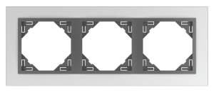 90930_TUS: 3 - rámček, hliník/šedá