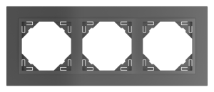 90930_TSS: 3 - rámček, šedá/šedá