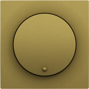 90721_TDU: Kryt dvojcestného stmievača, zlatá