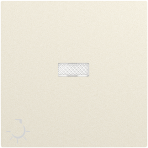 90797_TPE: Kryt tlačidla, symbol LAMPA, orientačná LED, perleťová