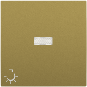 90797_TDU: Kryt tlačidla, symbol LAMPA, orientačná LED, zlatá