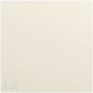 90605_TPE: Kryt tlačidla, symbol ZVONČEK, perleťová