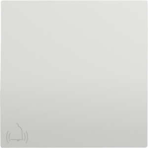 90605_TBR: Kryt tlačidla, symbol ZVONČEK, biela