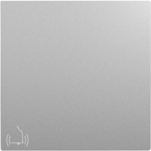 90605_TAL: Kryt tlačidla, symbol ZVONČEK, hliníková