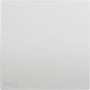 90604_TBR: Kryt tlačidla, symbol KĽÚČ, biela