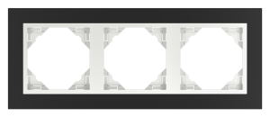 90930_TPG: 3 - rámček, čierna/ľadová