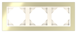 90930_TOP: 3 - rámček, zlato/perleťová