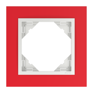 90910_TVG: 1 - rámček, červená/ľadová