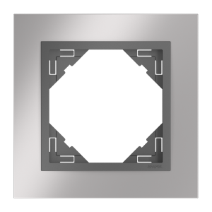 90910_TRS: 1 - rámček, chróm/šedá