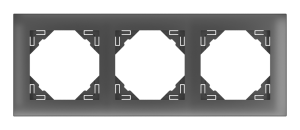 90930_TIS: 3 - rámček, šedá