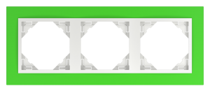 90930_TDG: 3 - rámček, zelená/ľadová