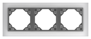 90930_TCS: 3 - rámček, sklo/šedá