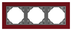 90930_TBS: 3 - rámček, vínová/šedá