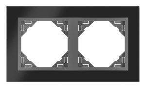 90920_TQS: 2 - rámček, nikel/šedá