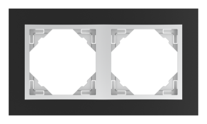 90920_TPA: 2 - rámček, čierna/hliníková