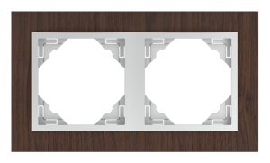 90920_TNA: 2 - rámček, orech/hliníková