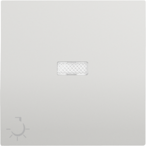 90797_TBR: Kryt tlačidla, symbol LAMPA, orientačná LED, biela