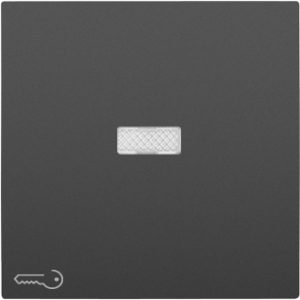 90794_TPM: Kryt tlačidla, symbol KĽÚČ, orientačná LED, čierna