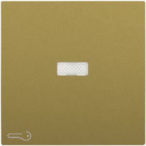 90794_TDU: Kryt tlačidla, symbol KĽÚČ, orientačná LED, zlatá