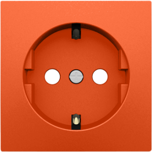 90631_TLR: Kryt zásuvky Schuko, oranžová